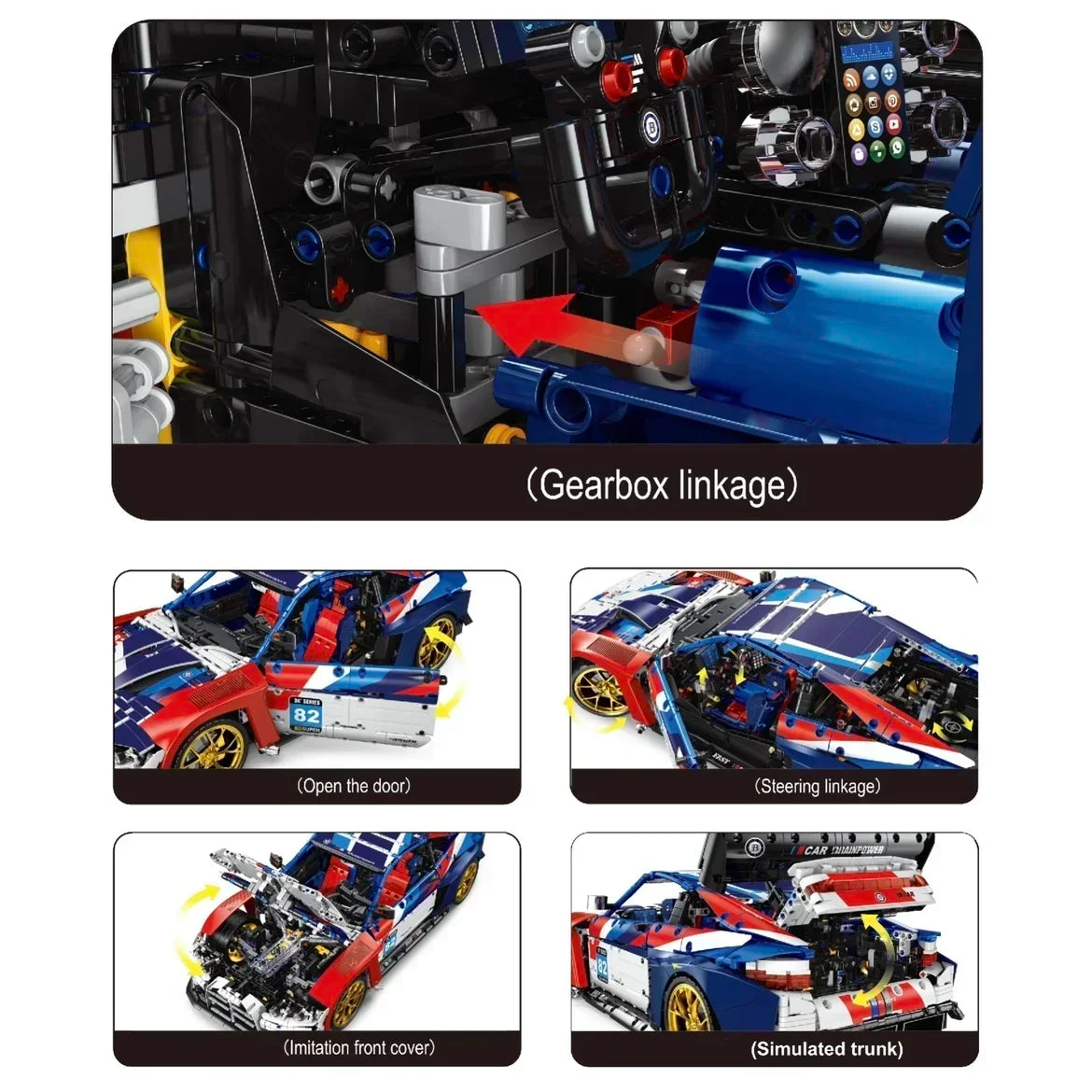 BMW M4 GT Style Building Blocks Set