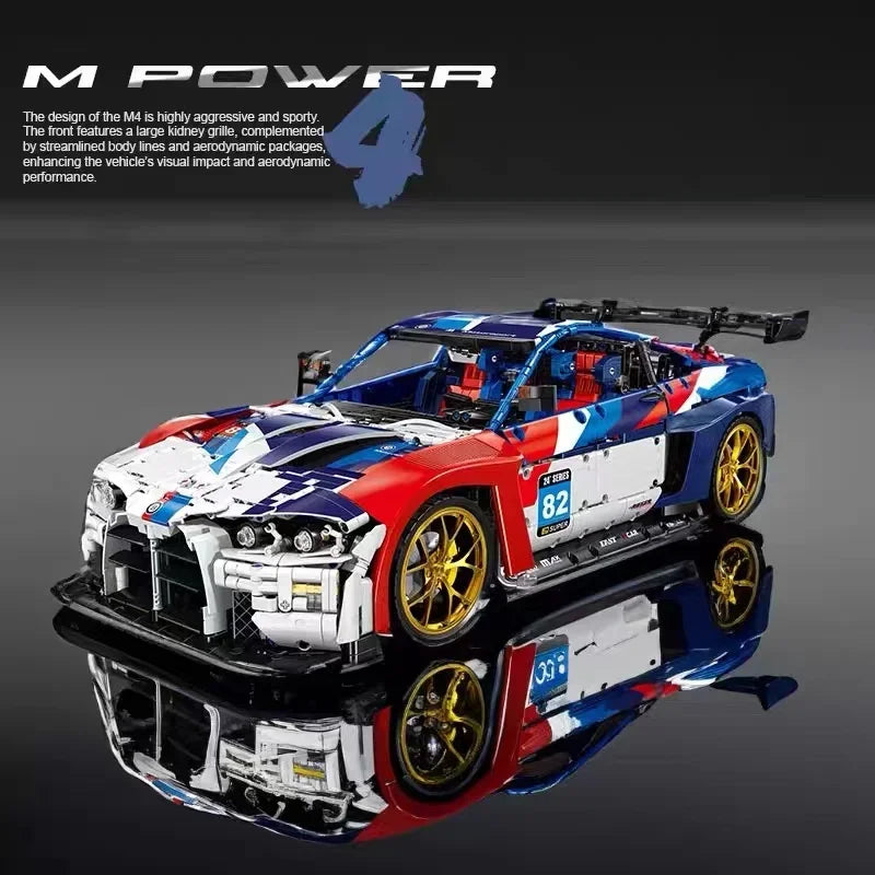 BMW M4 GT Style Building Blocks Set