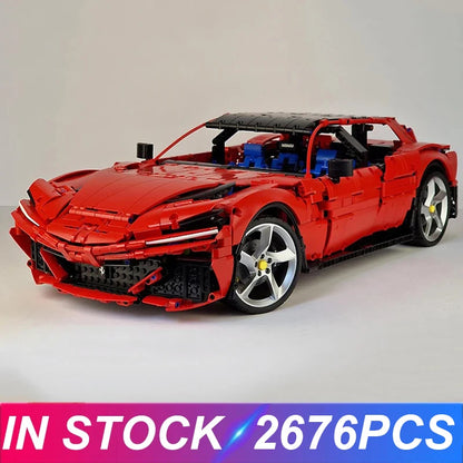 Ferrari Sport Racing Car Building Block Set