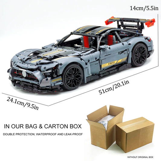 AMG GTR Style 1:8 Building Block Model